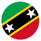 Drapeau de Saint Kitts in Nevis ()